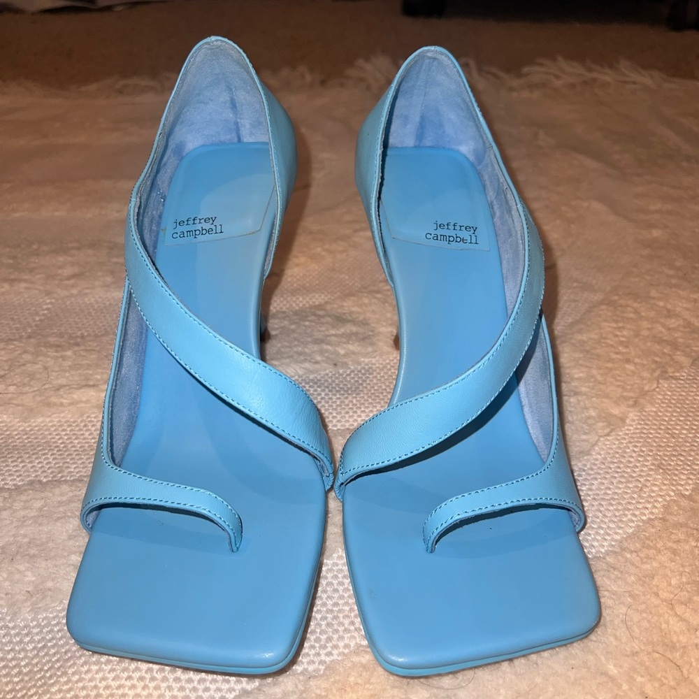 Jeffery Campbell baby blue heels